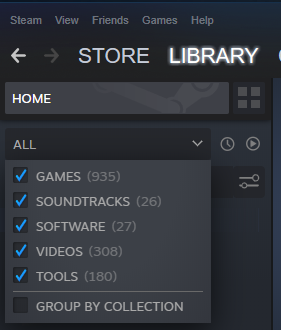 Resolvi organizar minha biblioteca da Steam pra zerar alguns jogos