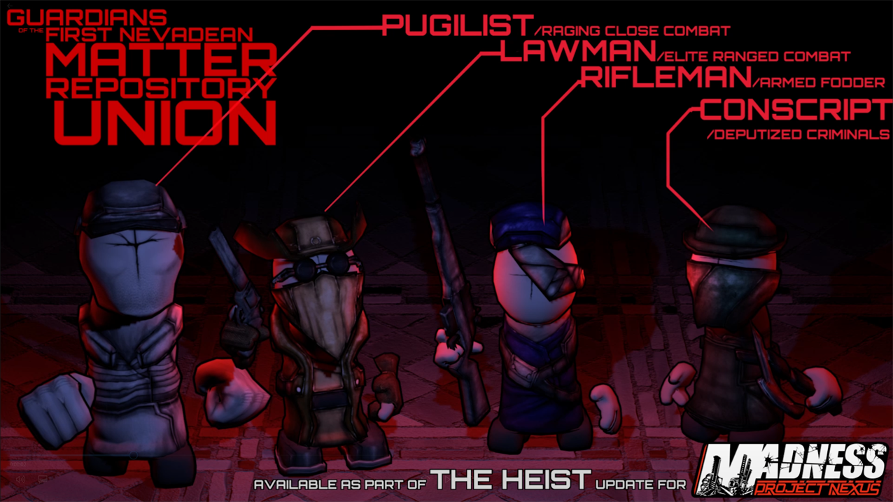 New Arena Stage: The Heist! · MADNESS: Project Nexus update for 8 January  2022 · SteamDB