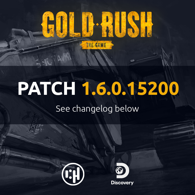 Patch 1.6.0.15200 · Gold Rush: The Game Update For 19 January 2023.