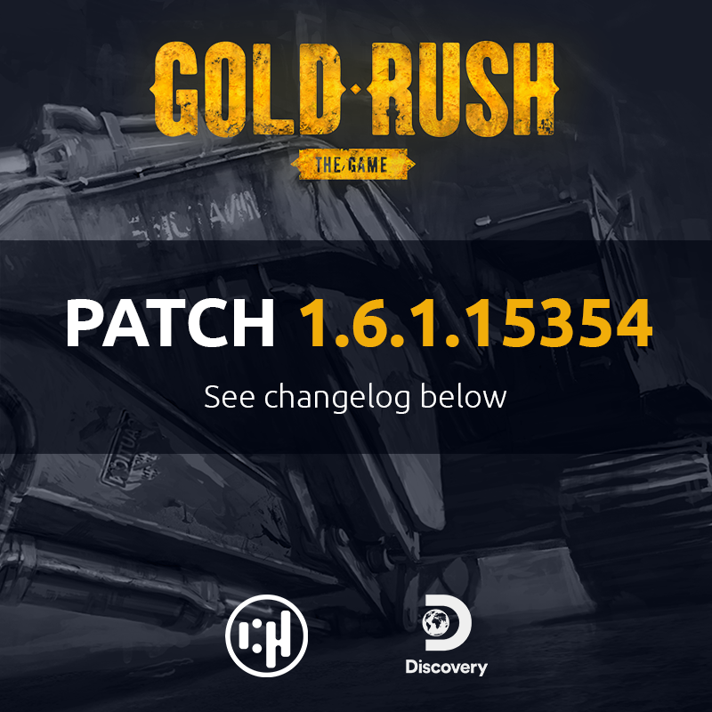 Patch 1.6.1.15354 · Gold Rush: The Game Update For 25 May 2023.