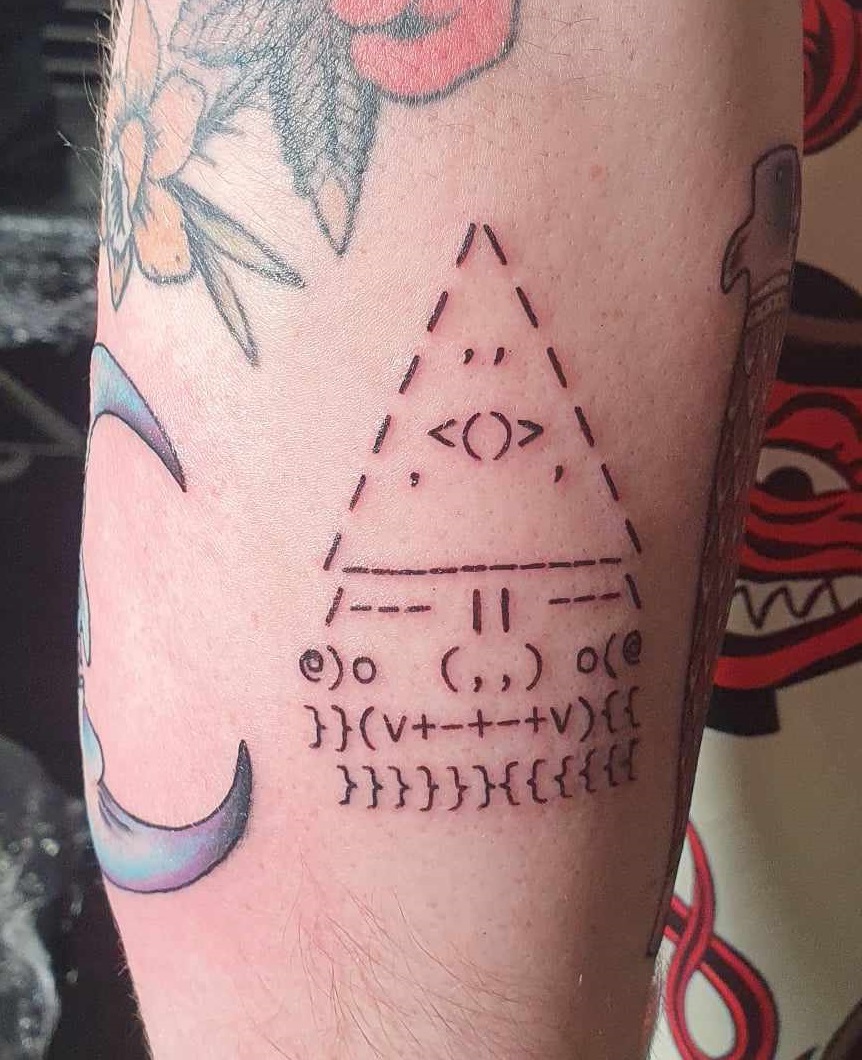 Bill Cipher | Tattoo bills, Gaming tattoo, Autumn tattoo