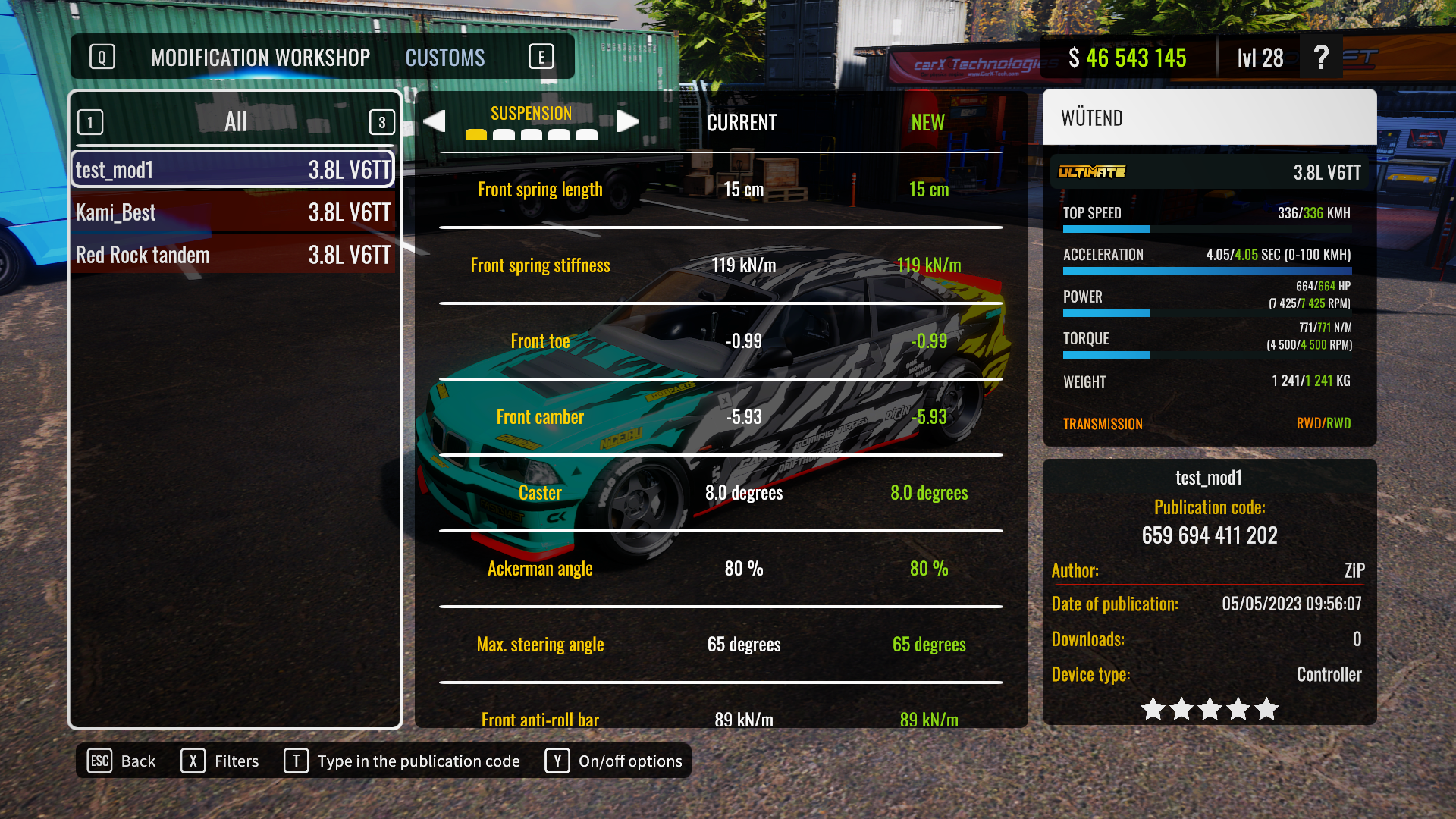 CarX Drift Racing Online Update 1.25 Patch Notes (2.17.0) in 2023