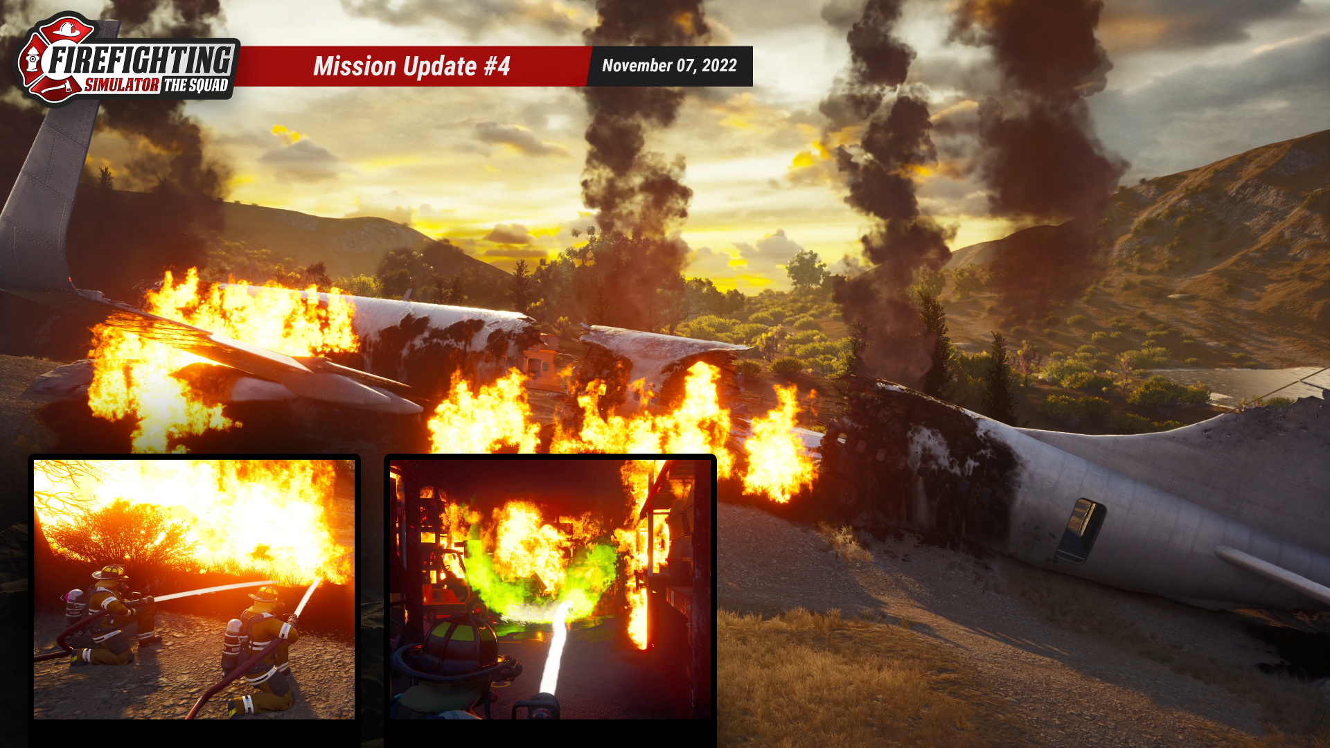 Mission Update #4 available now! · Firefighting Simulator - The Squad  update for 7 November 2022 · SteamDB