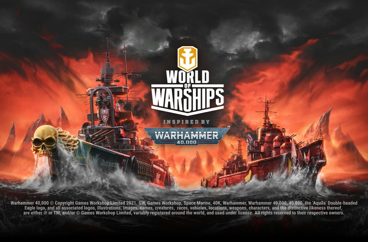 Steam :: World Of Warships :: WoWS X Warhammer 40,000: Орки И.