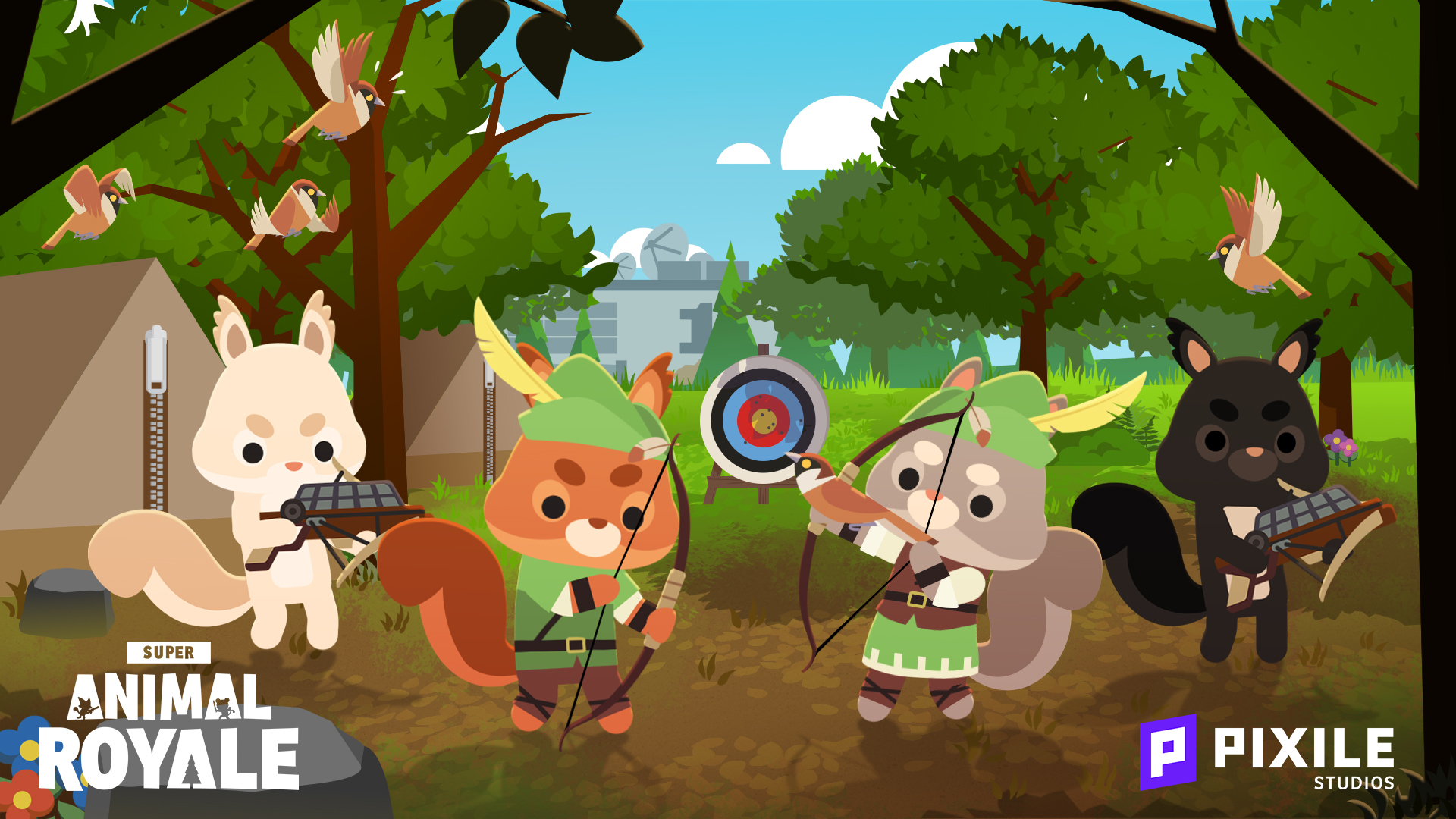 Steam :: Super Animal Royale :: v0.95.2: Супер Белки прибыли с 2 новыми  оружиями и ещё кое чем!