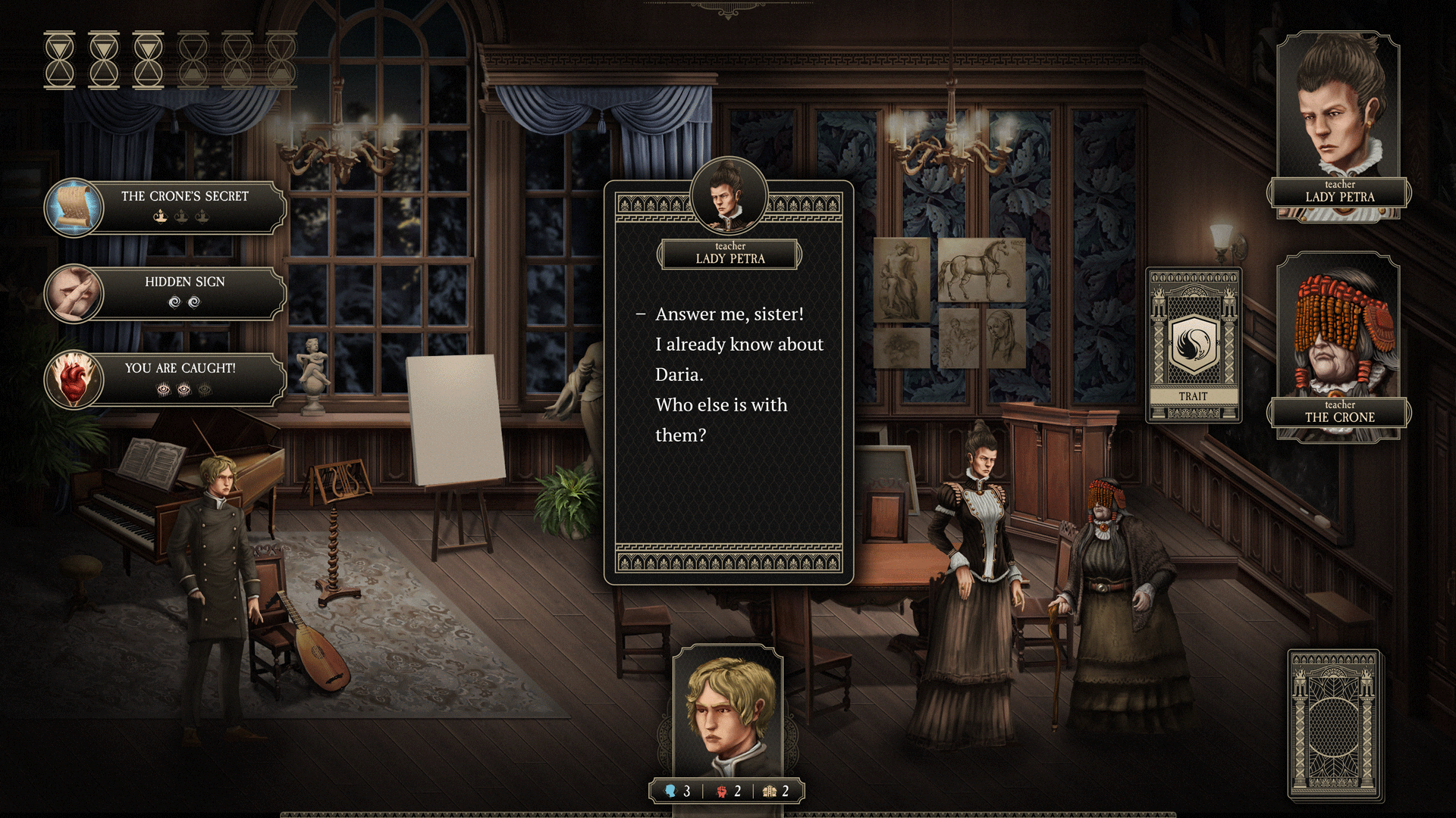 Steam :: The Life and Suffering of Sir Brante — Chapter 1&2 :: New game  — Mother of All Secrets!