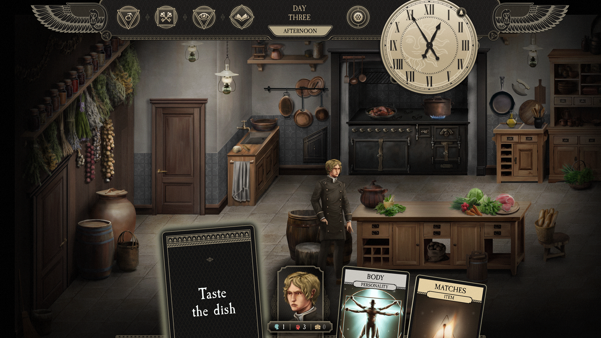 Steam :: The Life and Suffering of Sir Brante — Chapter 1&2 :: New game  — Mother of All Secrets!