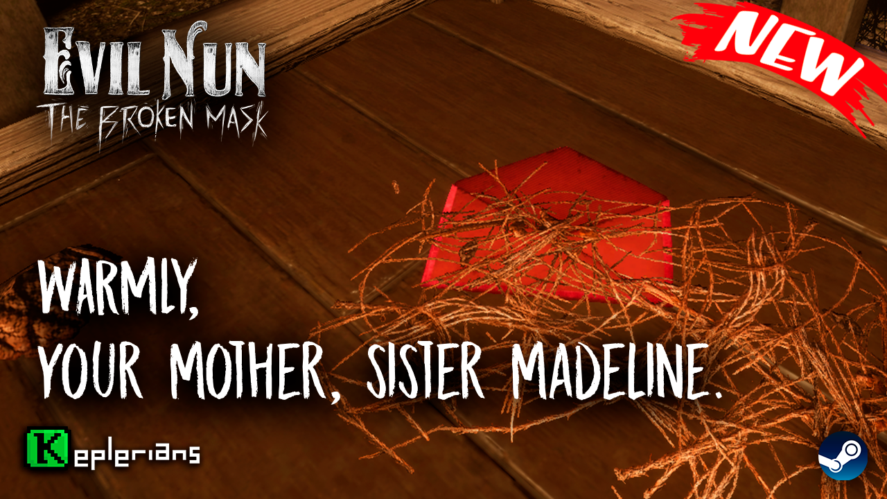 Discover the new LETTERS from Sister Madeline! · Evil Nun: The Broken Mask  update for 8 March 2023 · SteamDB