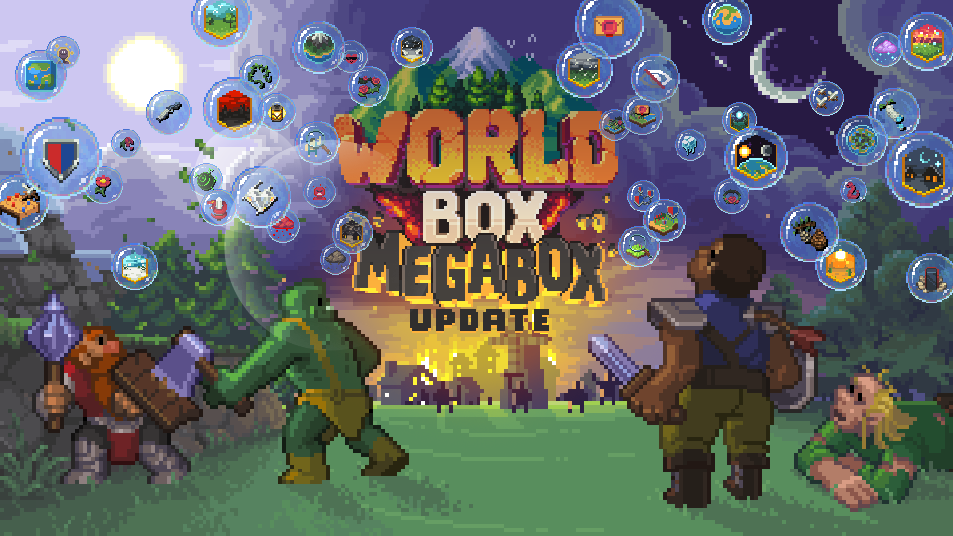 0.21.0 - MegaBox - Major Update! · WorldBox - God Simulator update for 12  March 2023 · SteamDB