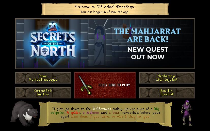 Desert Treasure II Improvements  August 16th · Old School RuneScape update  for 16 August 2023 · SteamDB