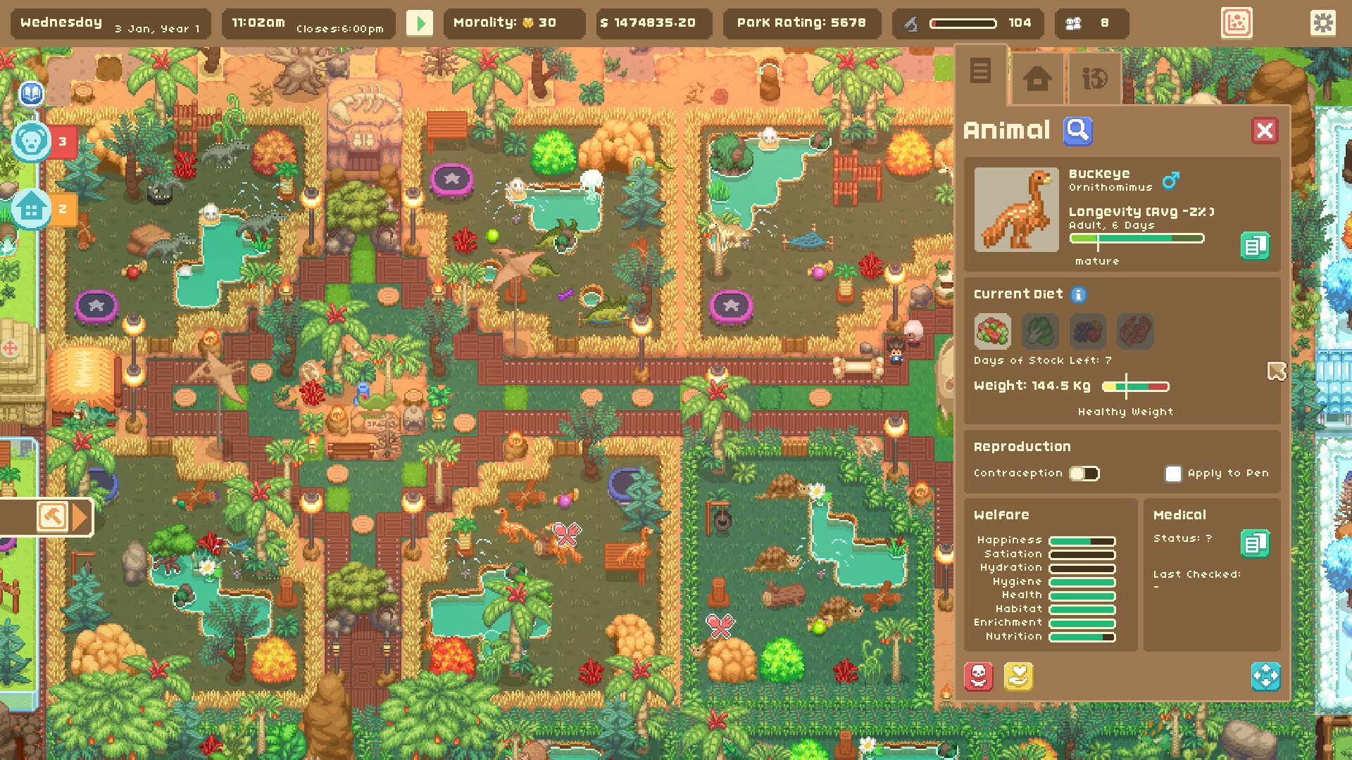 Let's Build a Zoo is a cute zoo tycoon where you can splice up animals into  silly new species