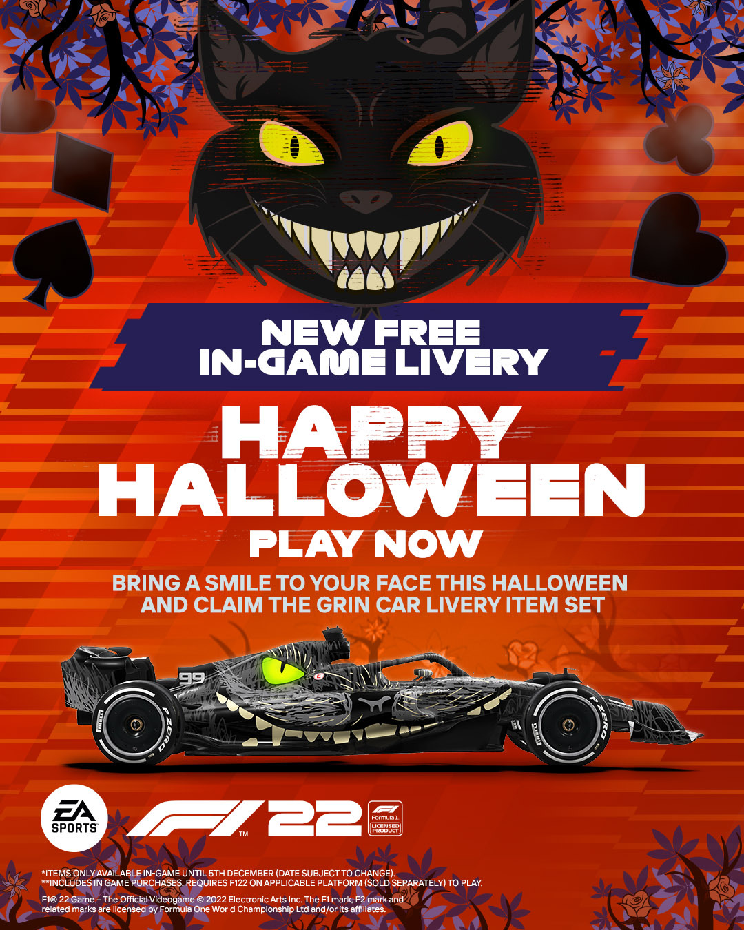 Steam F1® 22 Free Halloween Livery