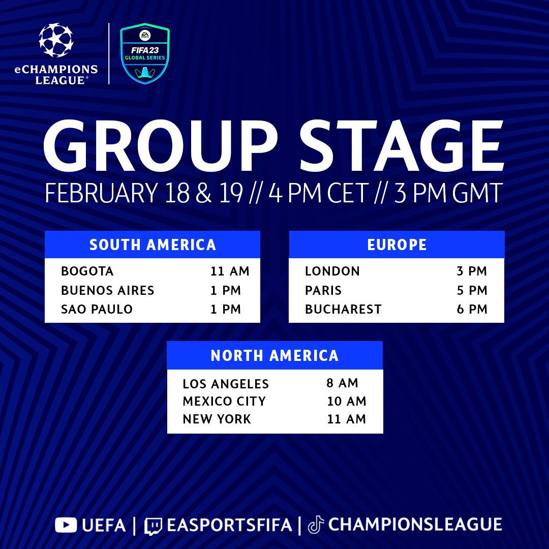 FIFA 23  eChampions League Group Stage Day 2 · EA SPORTS™ FIFA 23
