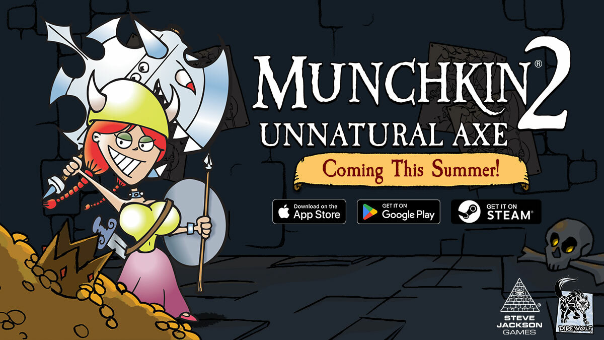 Munchkin 2  Unnatural Axe coming to Munchkin Digital this summer