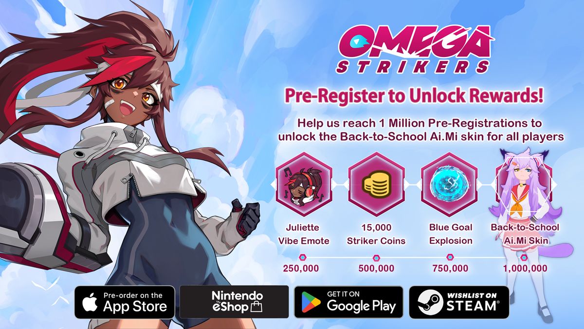 Announcing Pre Reg Launch Rewards for Omega Strikers Omega