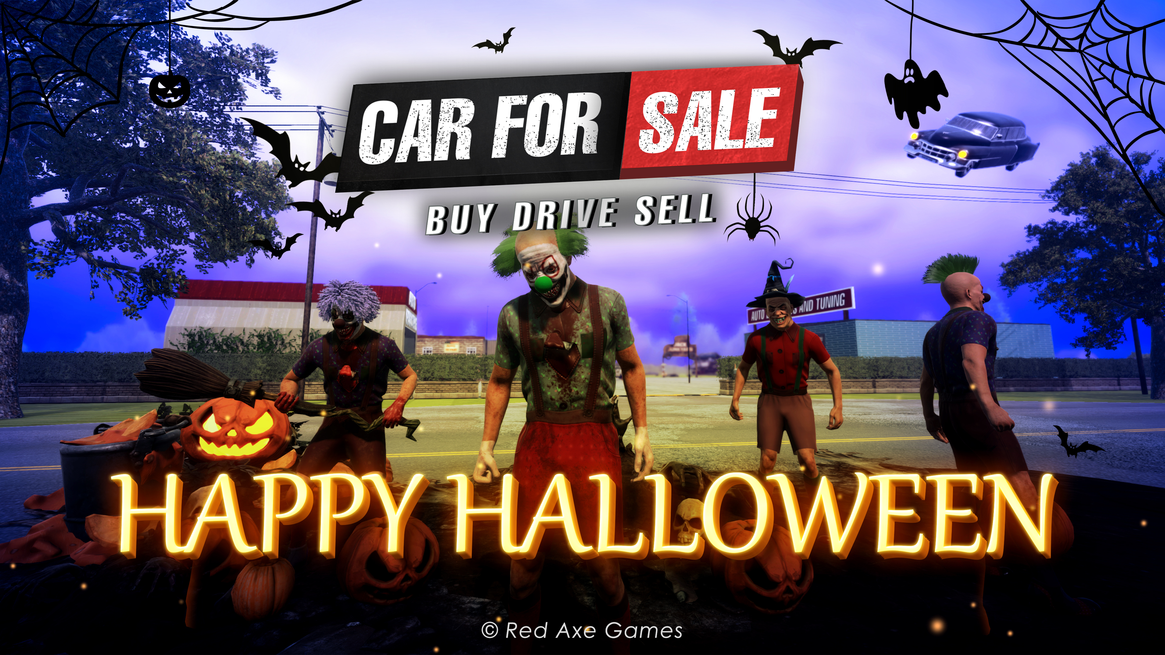 EVENT # Happy Halloween ! 🎃👻 · Car For Sale Simulator 2023 update for 28  October 2023 · SteamDB