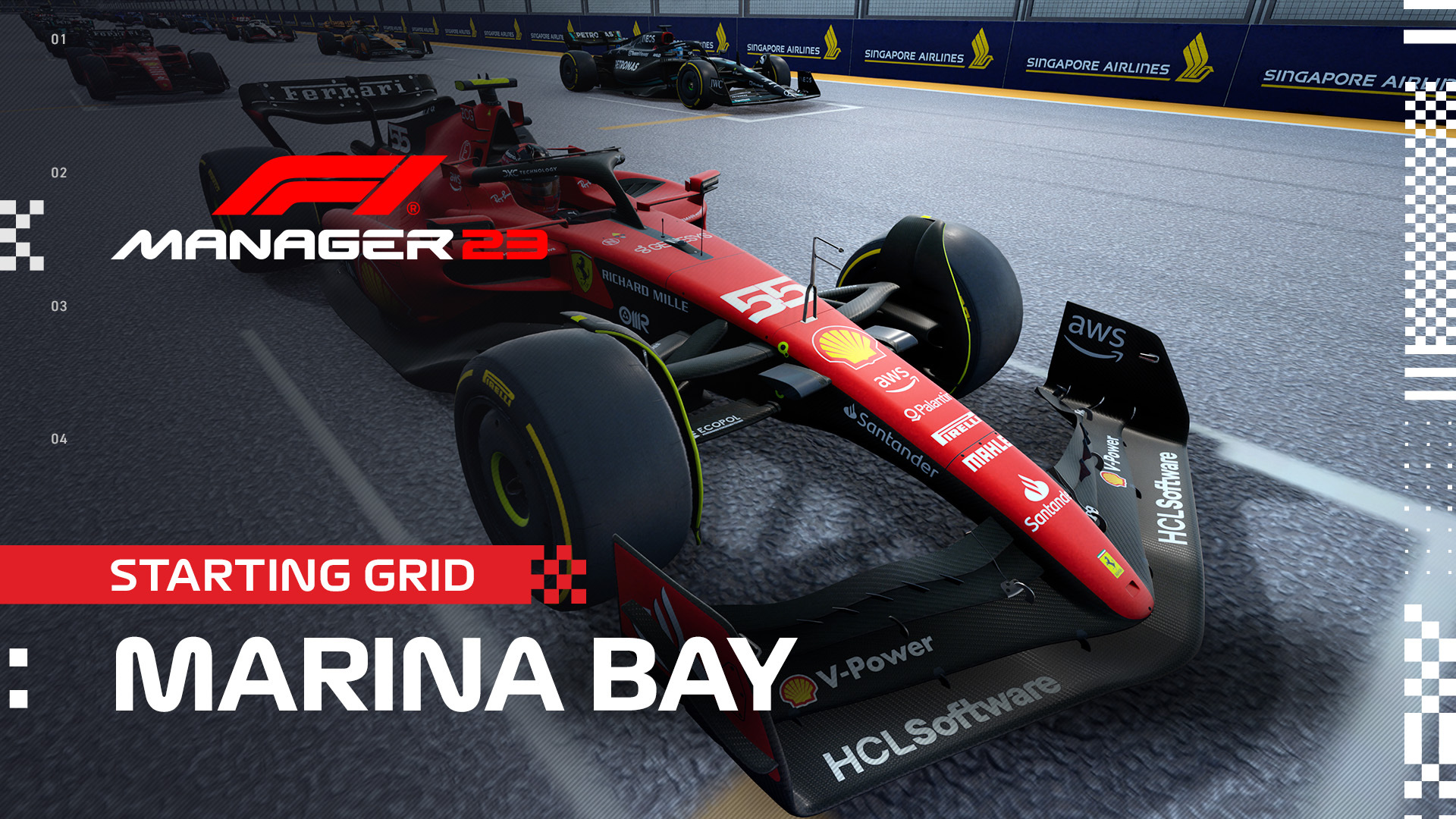 Race Replay Singapore GP Starting Grid now live! · F1® Manager 2023 update for 18 September 2023 · SteamDB