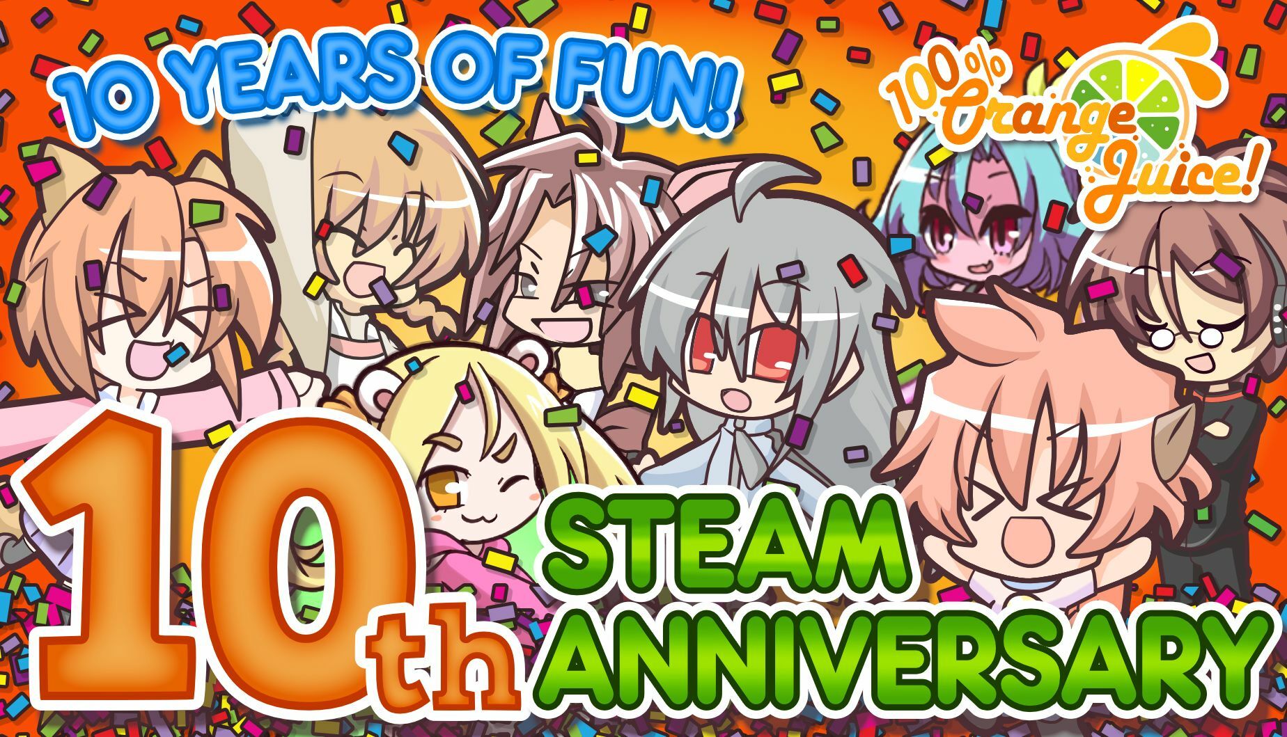 Steam :: 100% Orange Juice :: 10 лет Juice на Steam!