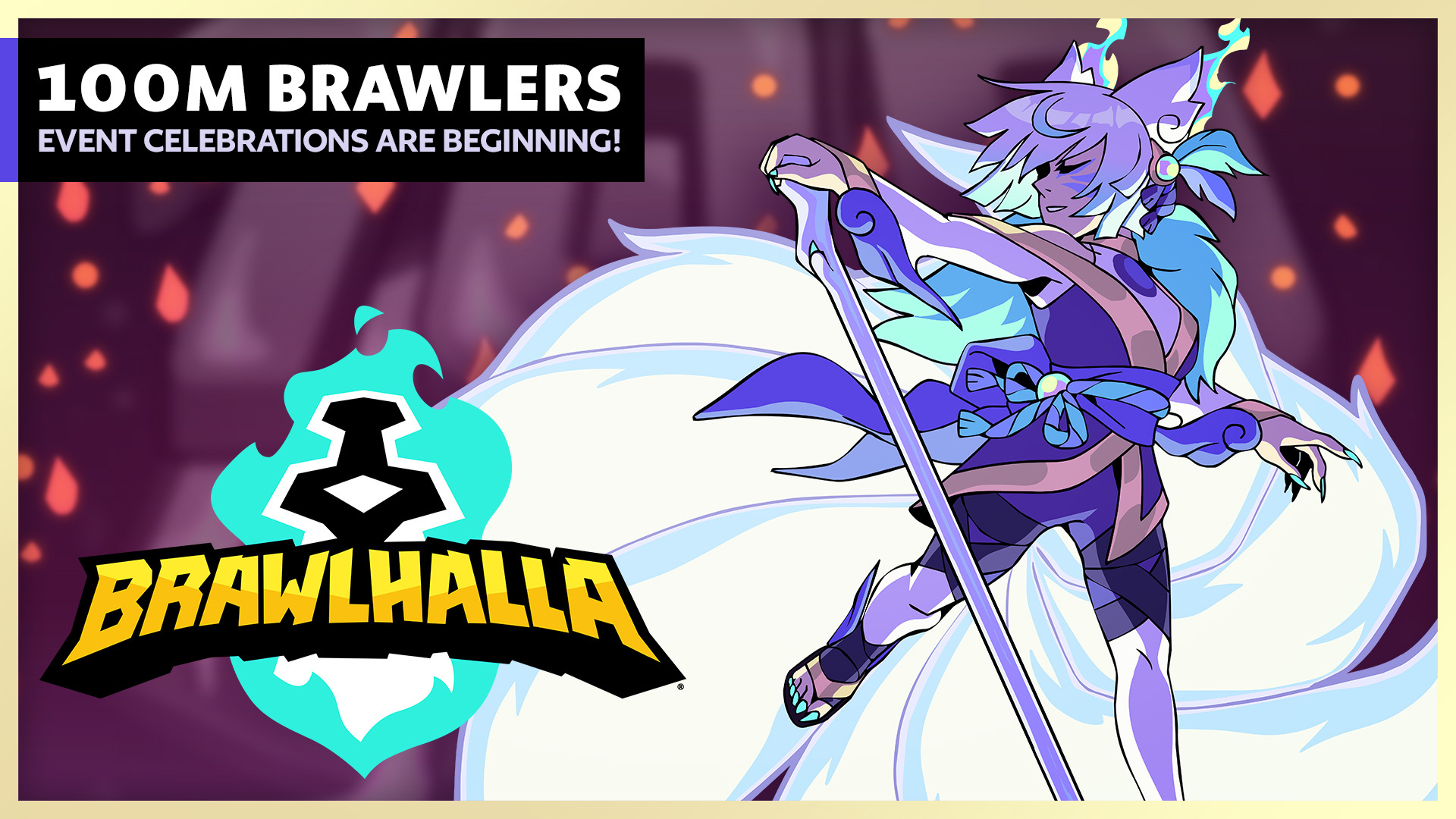 Celebrating 100 Million Brawlers! · Brawlhalla update for 18 May 2023 ·  SteamDB