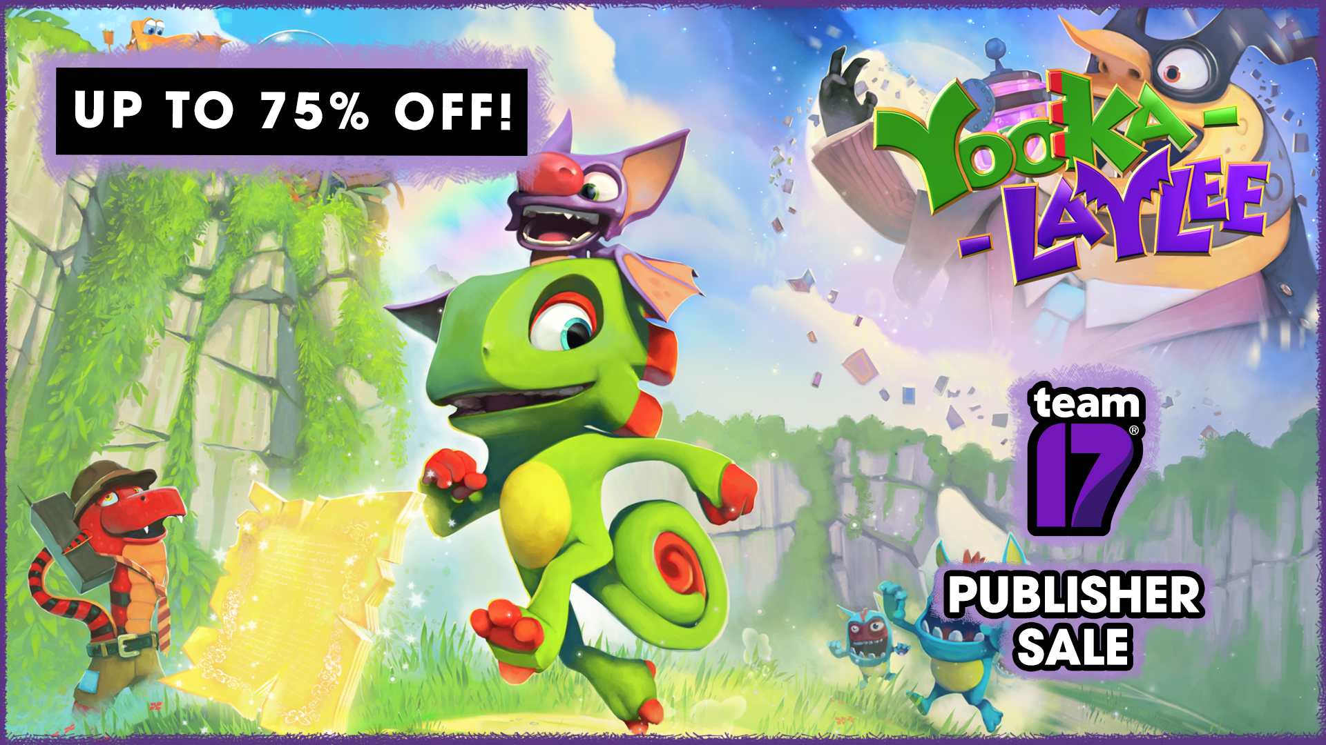 Yooka and Laylee are in Fall Guys!