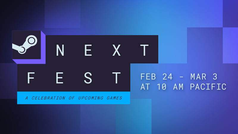 Next Fest: February 2025 Steam Sale Banner (2025)