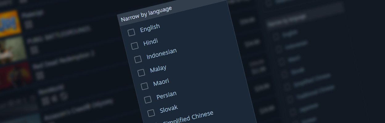 Steam Support :: Steam and Games - Language Settings