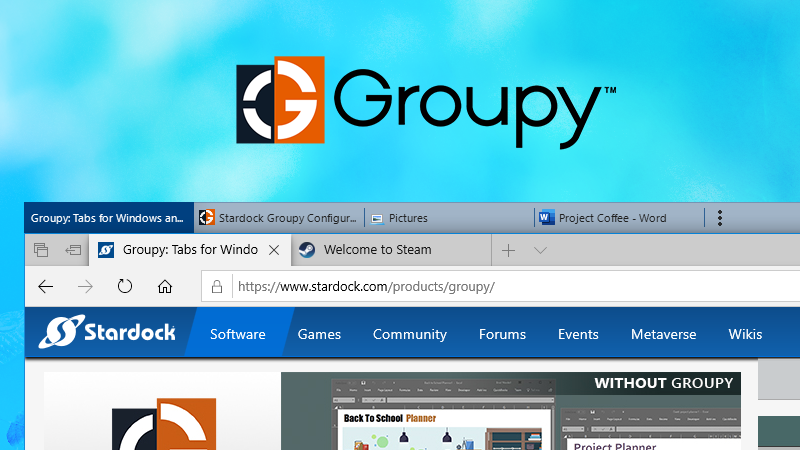 Stardock Groupy 2.1 downloading