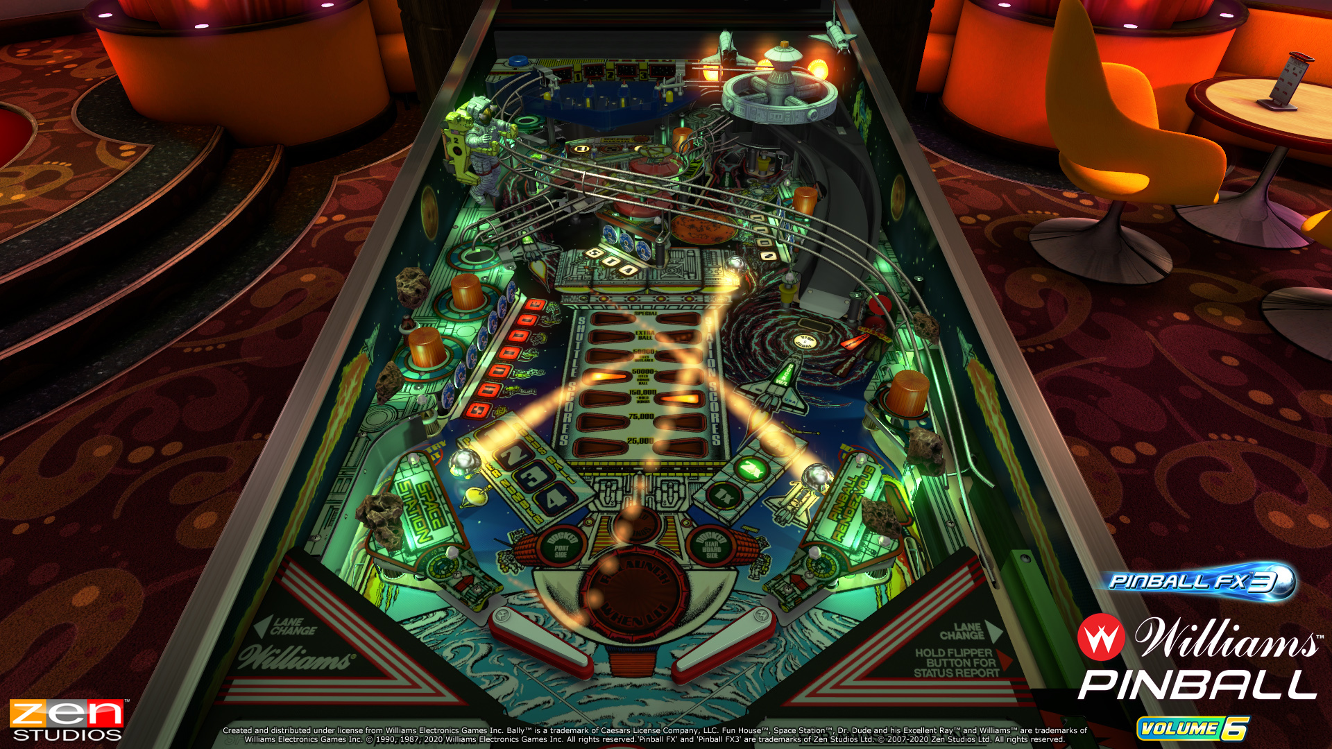 Space Station Pinball Game For Sale