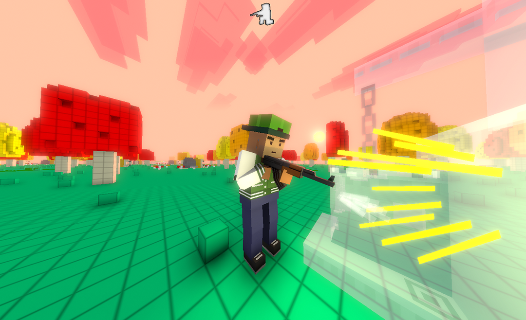 Herobrine Pixel-Gun 3D (I can walk on water) 