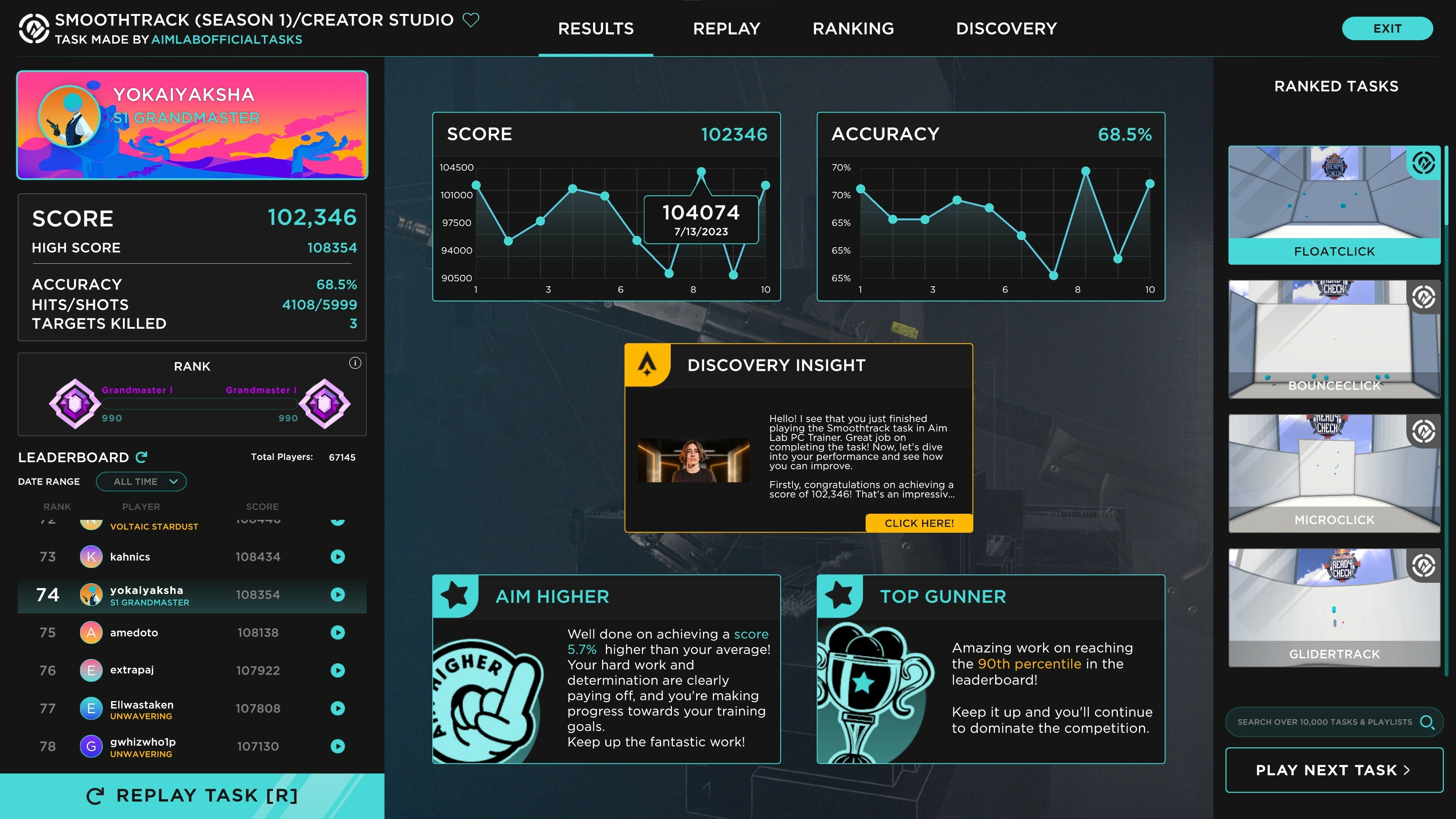 Aimlabs reaction time test vs Human benchmark : r/aimlab