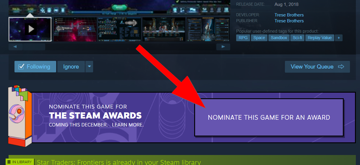 Would be a nice QoL change if Steam workshop mods could cycle through  pics/vids like game store pages can. : r/Steam