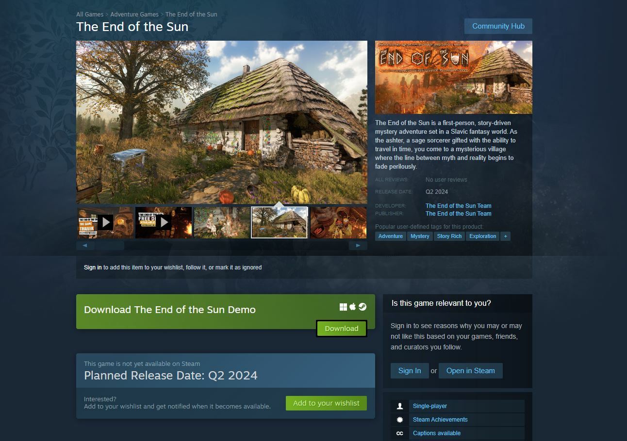 Сообщество Steam :: The End of the Sun