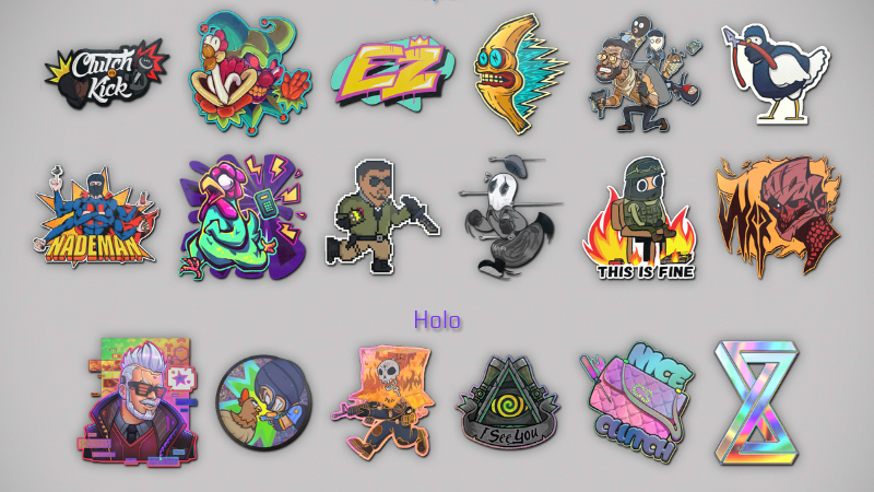 New stickers in CS:GO: burning therorrist and some animals - CS