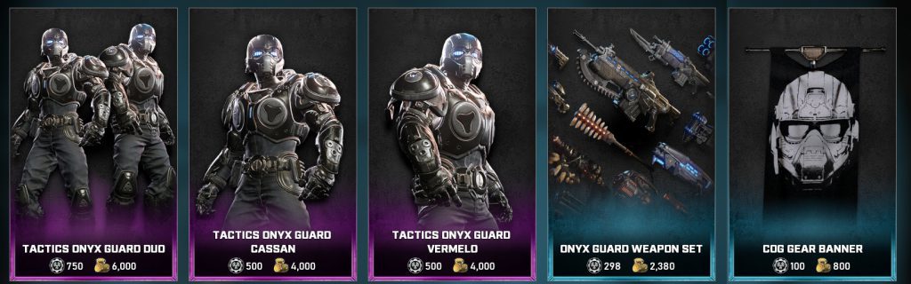 Gears of War 3 - Multiplayer Characters Legacy: Onyx Guard Male 