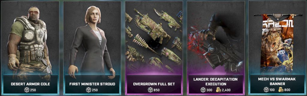 GEARS 5 Operation 3 - NEW Tour of Duty 3 Rewards! All Characters Skins,  Weapon Skins & More! 