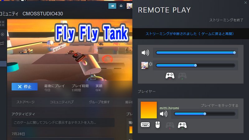 Steam Remote Play