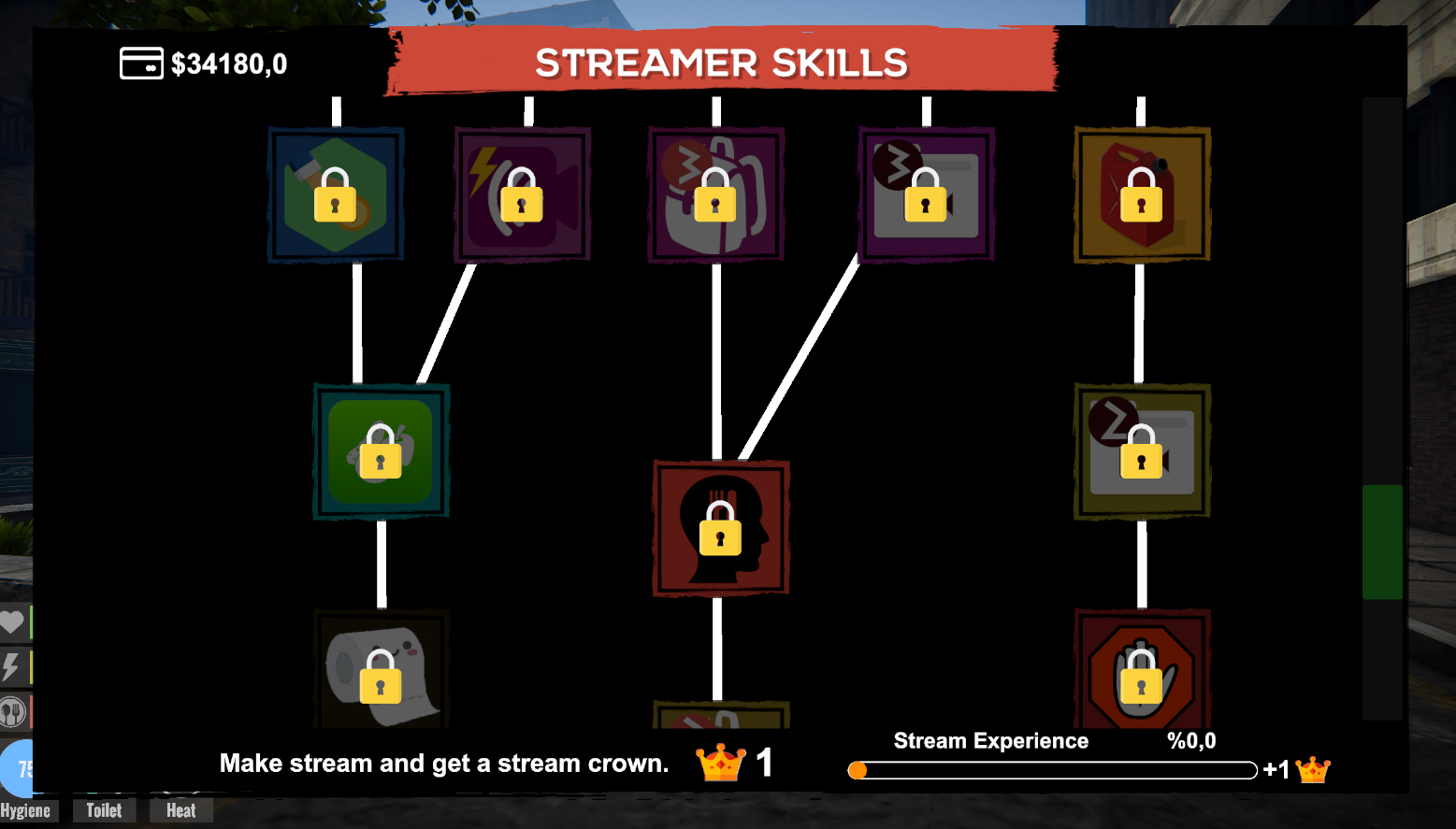 STREAMER LIFE SIMULATOR - WALKTHROUGH - How to start first things to do