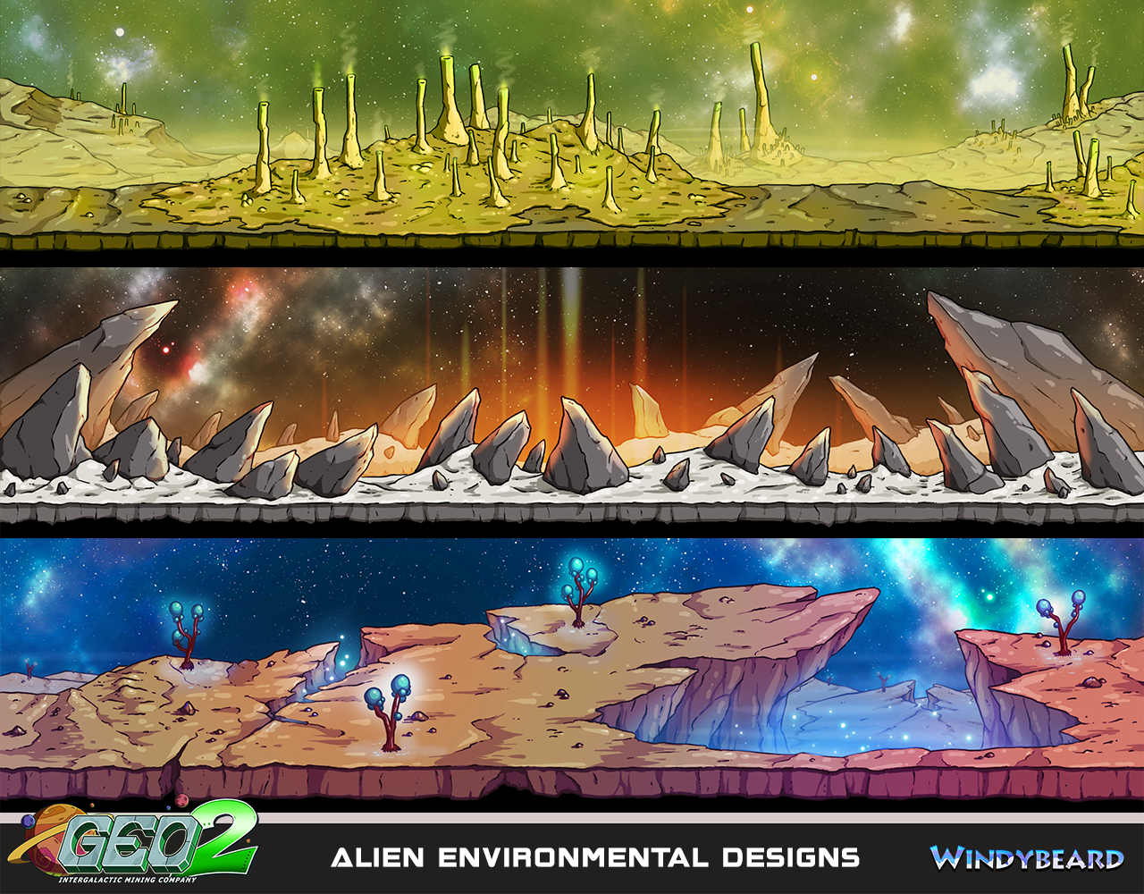 Geo 2 - Intergalactic Mining company by Windybeard Games — Kickstarter