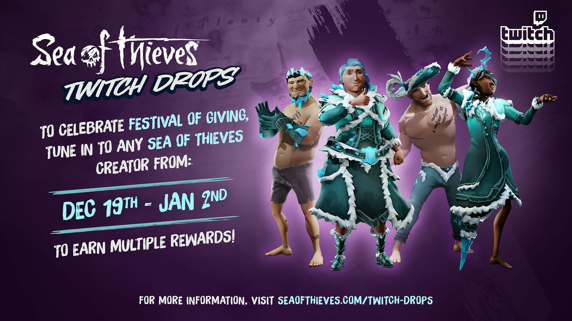 Sea of Thieves - Support - Twitch Drops