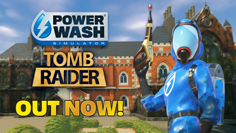 Free Tomb Raider Expansion out now for PowerWash Simulator on PC