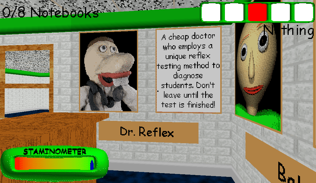 Baldi's Basics, Game Rules / Baldi x The Principal Of The Thing -, Note