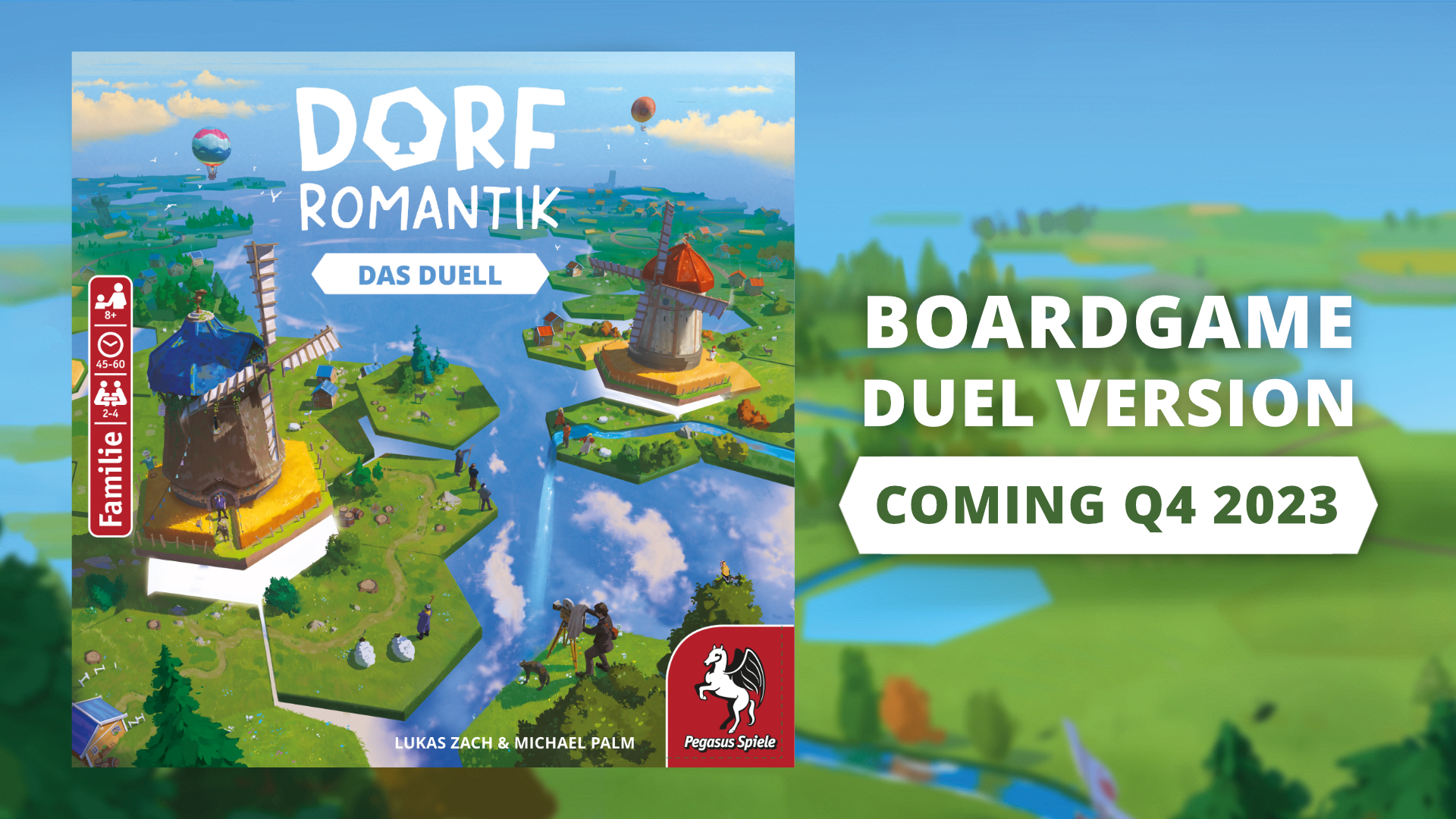 Pegasus Spiele is thrilled to share that Dorfromantik – The Board