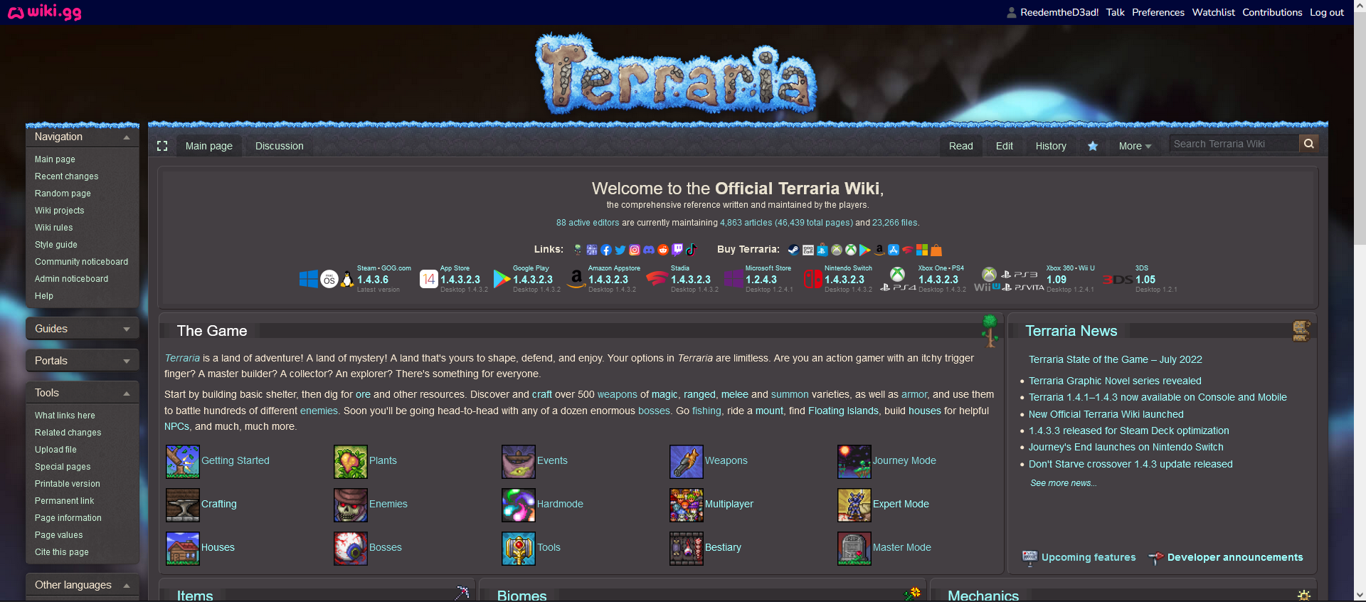 Terraria - New Official Terraria Wiki Launches Today! - Steam News