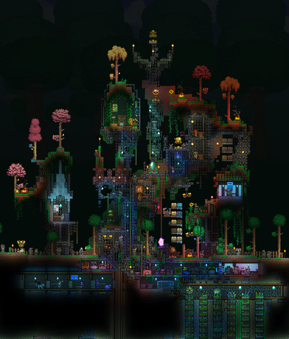 when 1.4.4.9 kicked in, my completed world went all the way BACK to post  skeletron : r/Terraria