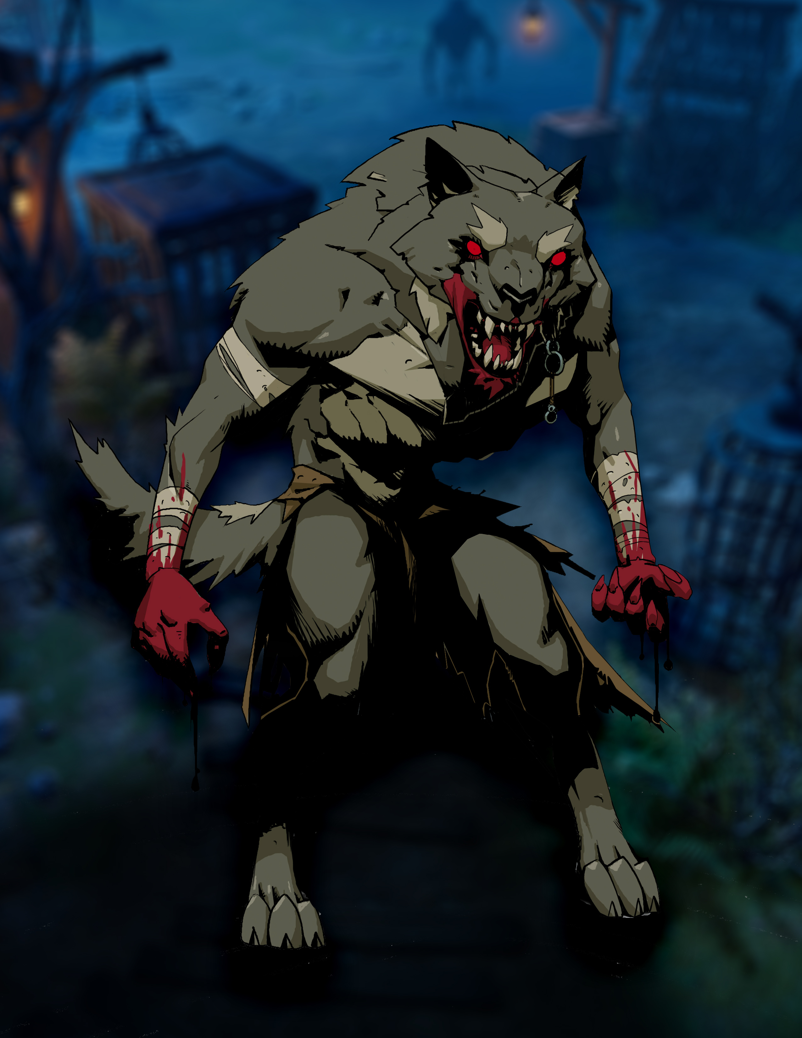 how to complete the werewolf quest halloween night roblox｜TikTok