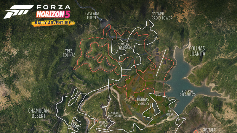 Forza Horizon 5 Map