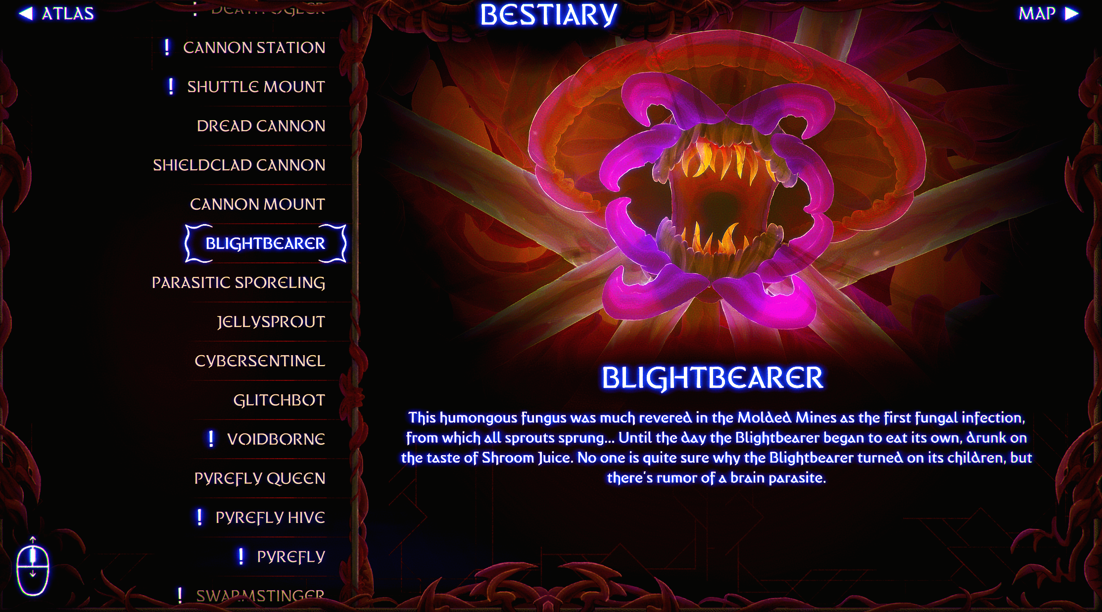 Why do people think that bestiary entries can be unlocked by