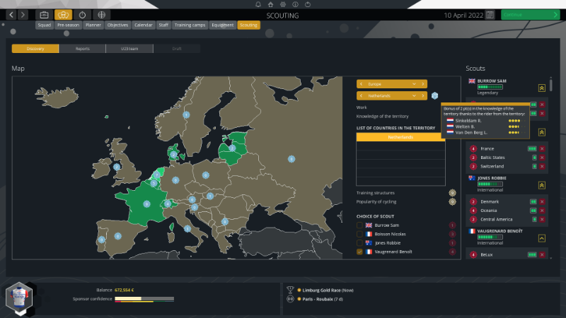 Pro Cycling Manager 2022: Career Mode - Part 1 - Scouting the Benelux 