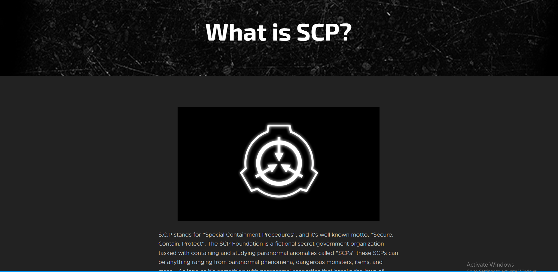 SCP – Containment Breach SCP Foundation Wiki Keyword research