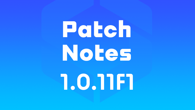Patch 10.11 notes